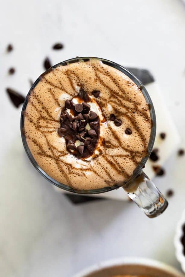 mocha latte el cafe con chocolate que nunca falla